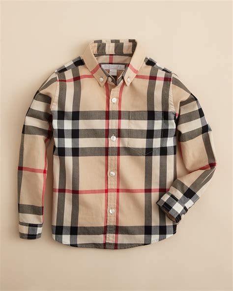 burberry collar shirt kids|burberry shirts for boys.